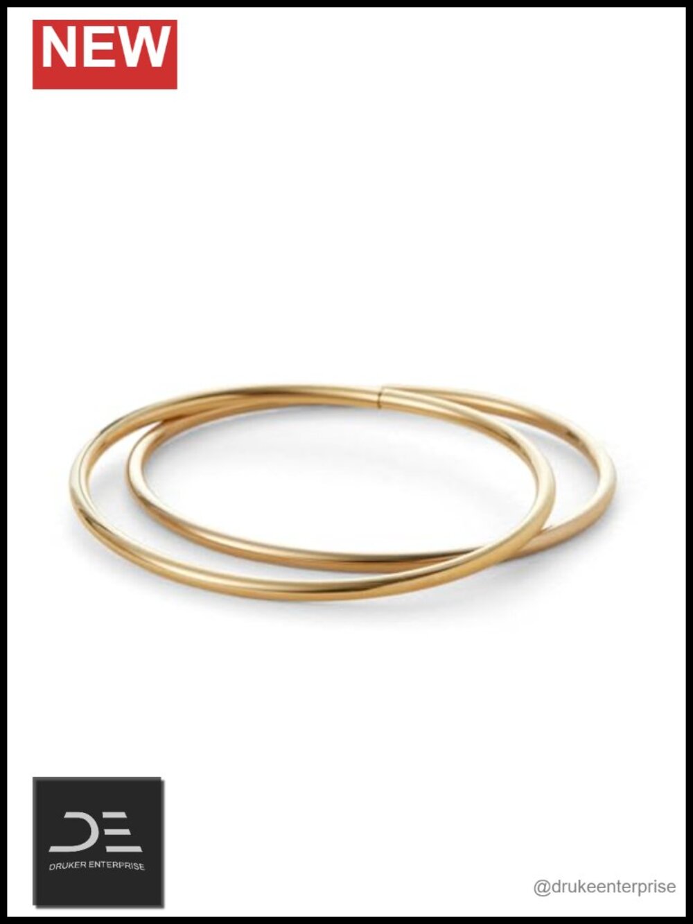 Jenny Bird Stainless Steel Bangle Set Gold